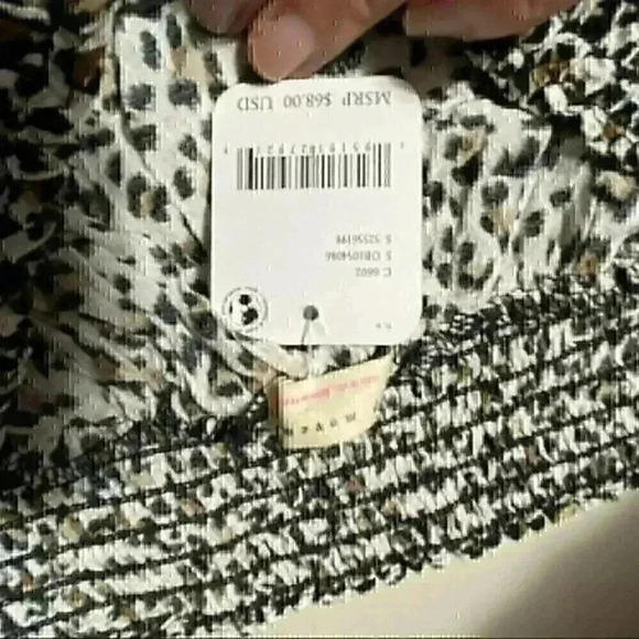 Free People Movement Top Women’s Medium Leopard Off-Shoulder Boho Mobwife NWT - Picture 6 of 8
